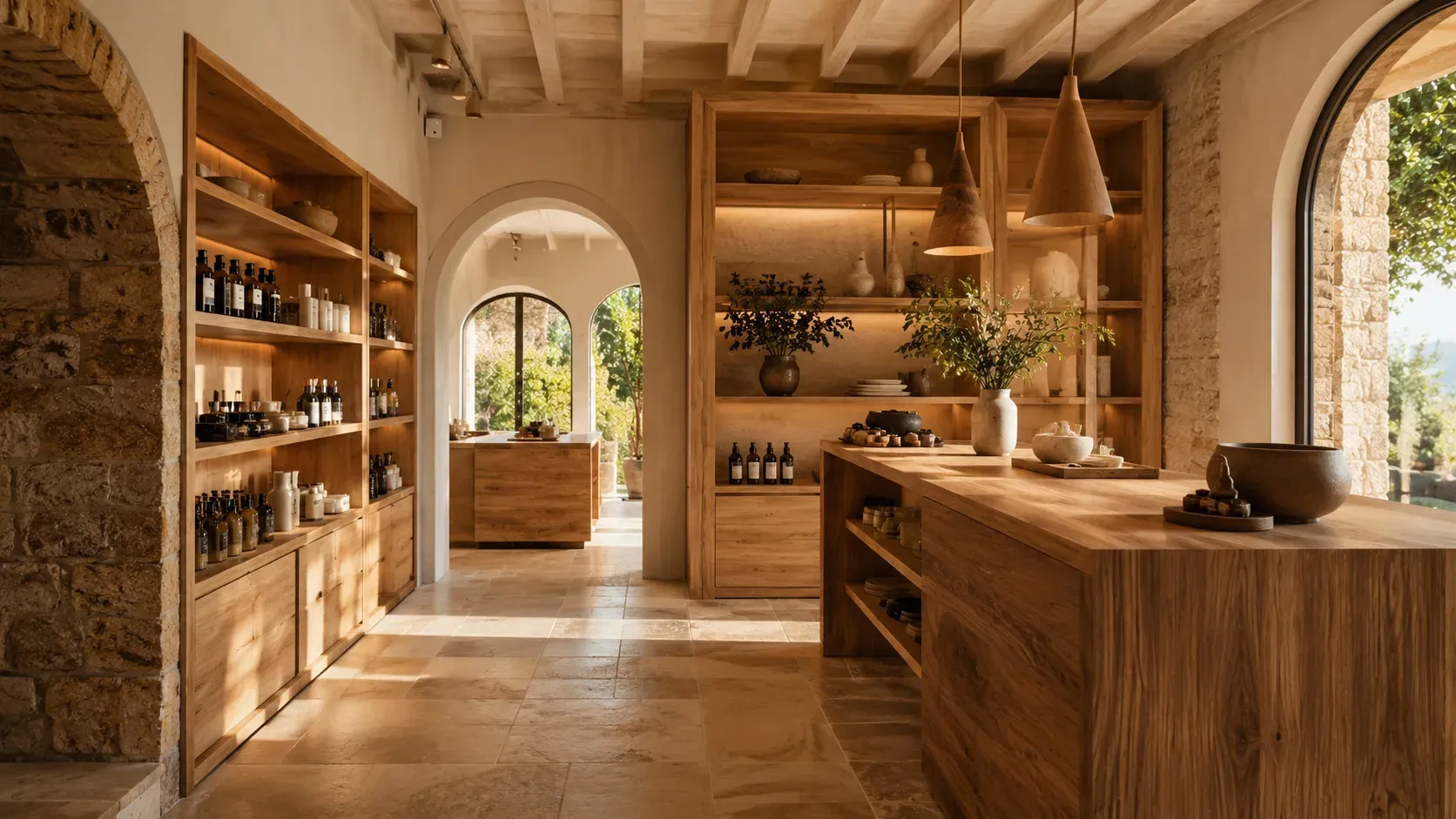 Agencement de boutique en bois sur-mesure à Nice