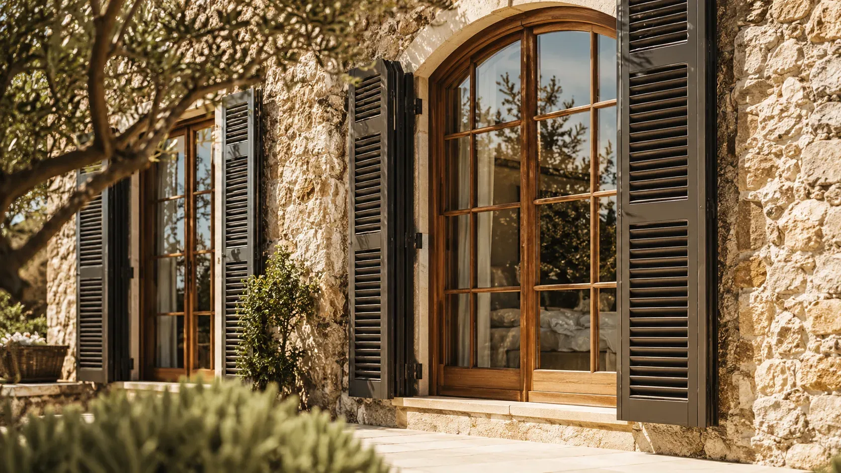 Menuiseries extérieures en bois et aluminium